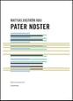 Pater noster SSA choral sheet music cover